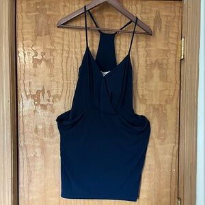 BCBG Blue short, formal dress with pockets